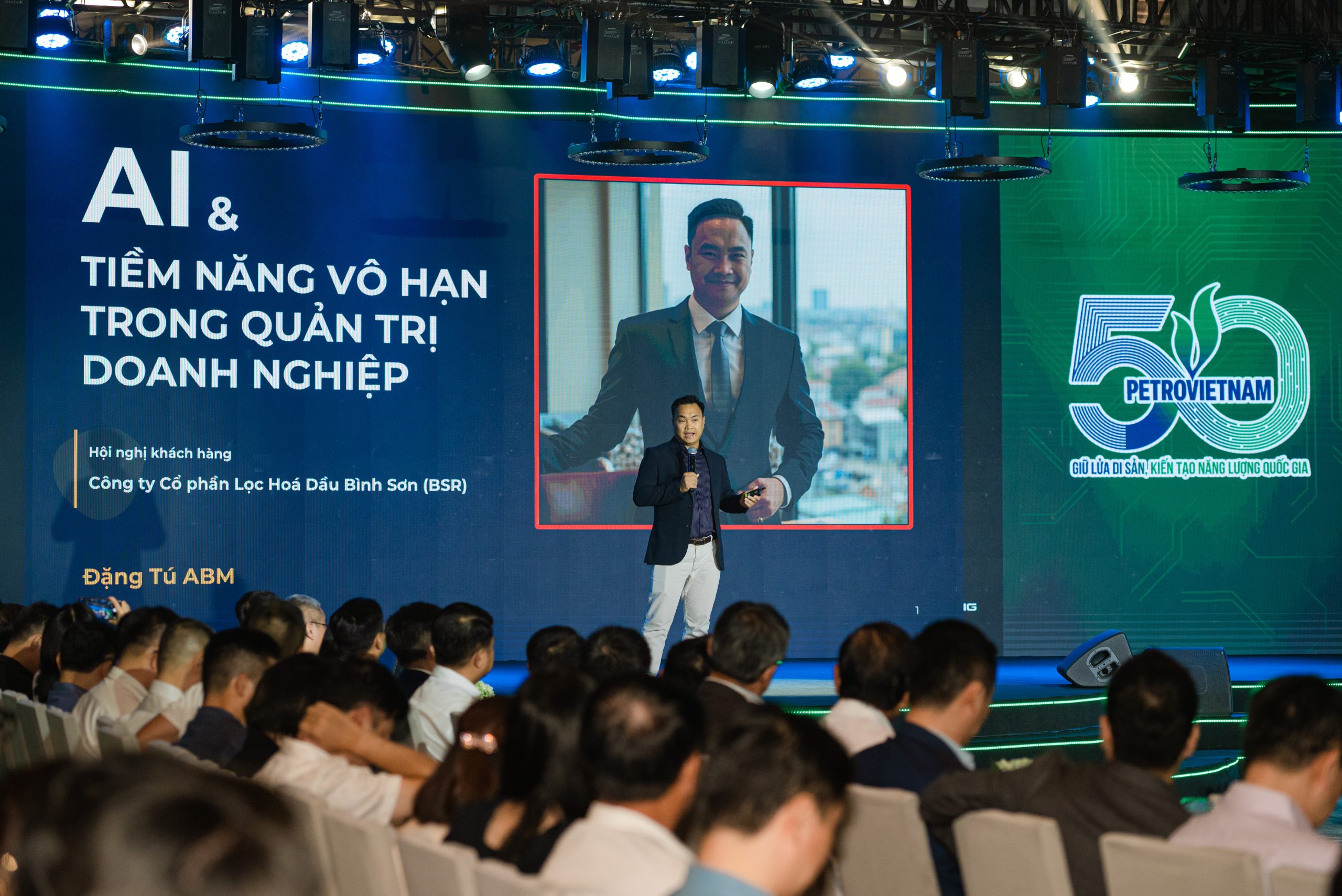AI trong Quản trị Doanh nghiệp tại Hội nghị Khách hàng của Lọc Hóa Dầu Bình Sơn (BSR).